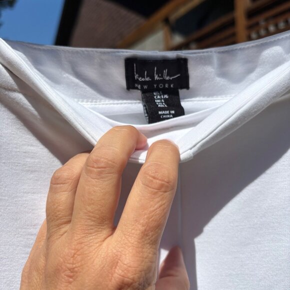 Nicole Miller Pull On Ponte Knit Pants Large - Picture 8 of 9